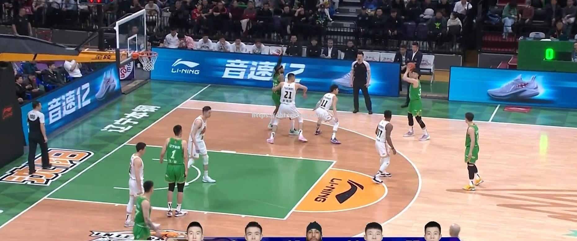 吉林男篮客场大胜青岛队，晋级季后赛！