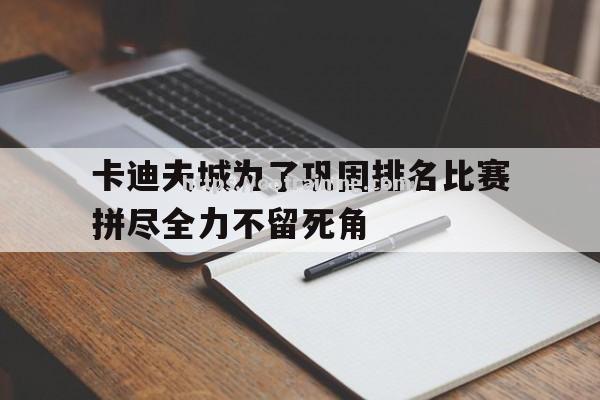 卡迪夫城为了巩固排名比赛拼尽全力不留死角